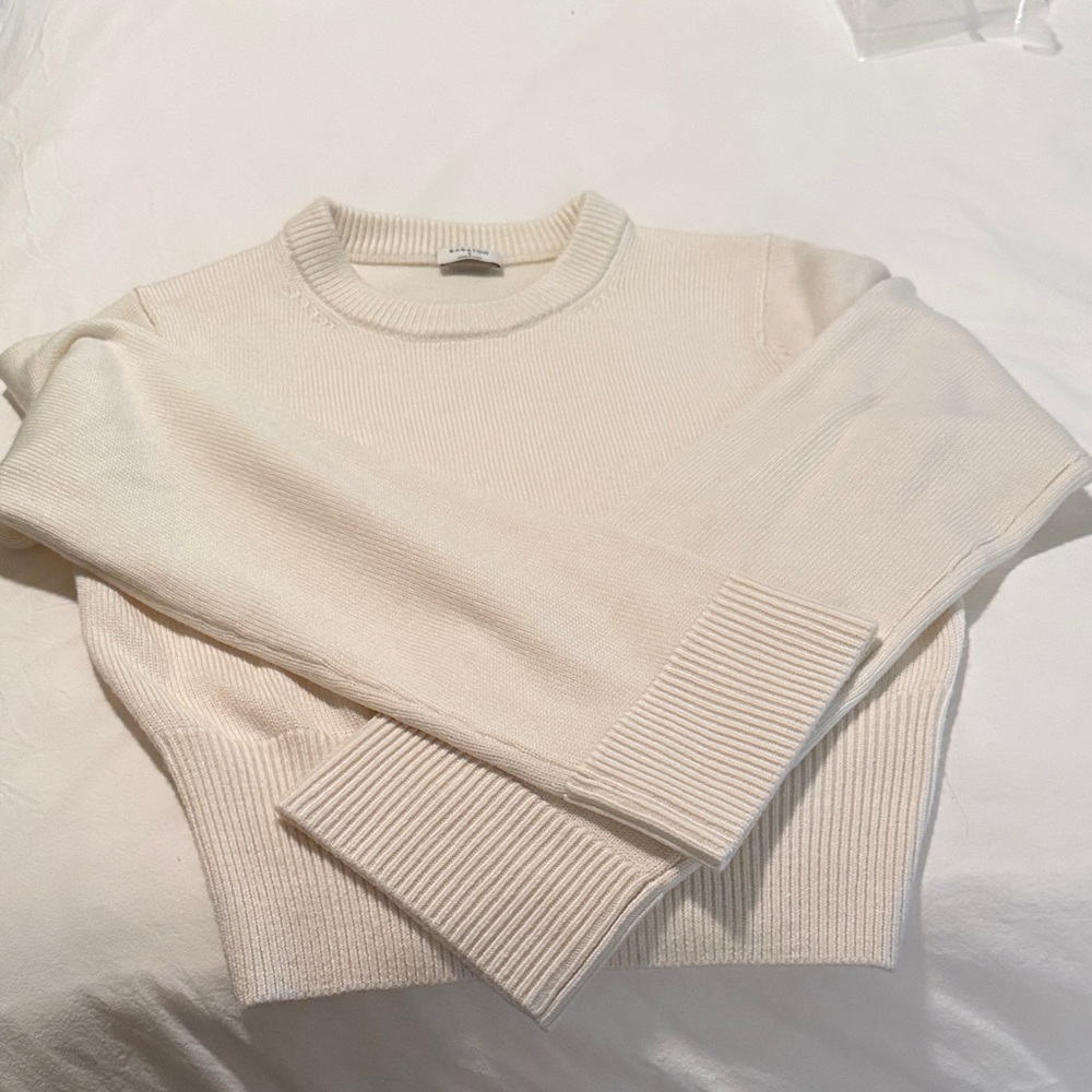 Aritzia Cream Byline Sweater